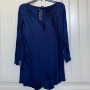 New Direction blue and black tunic size XL
